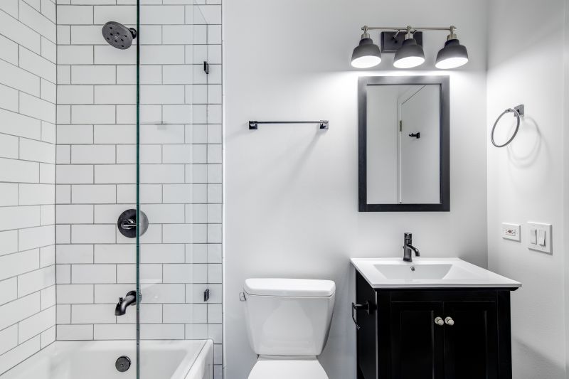 Well-lit Bathroom Space