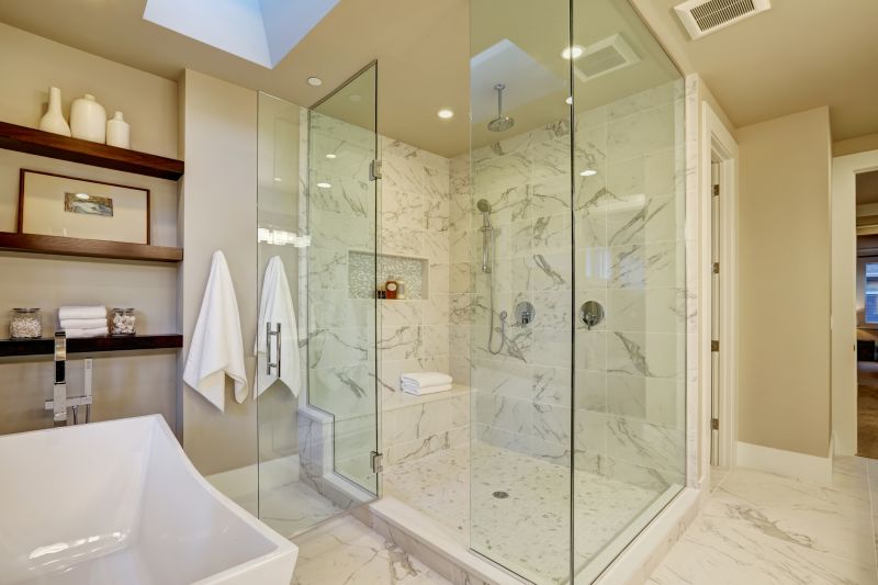 Spa-Inspired Shower with Bench